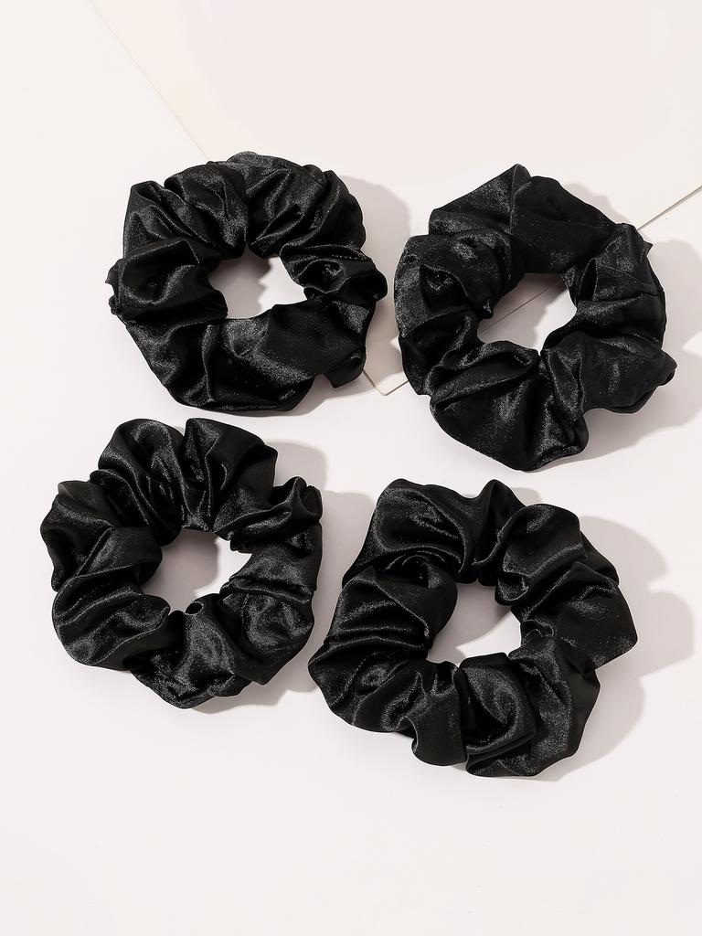 Satin Scrunchies Soft Than Silk Scrunchies Elastics Bands Ponytail Holder