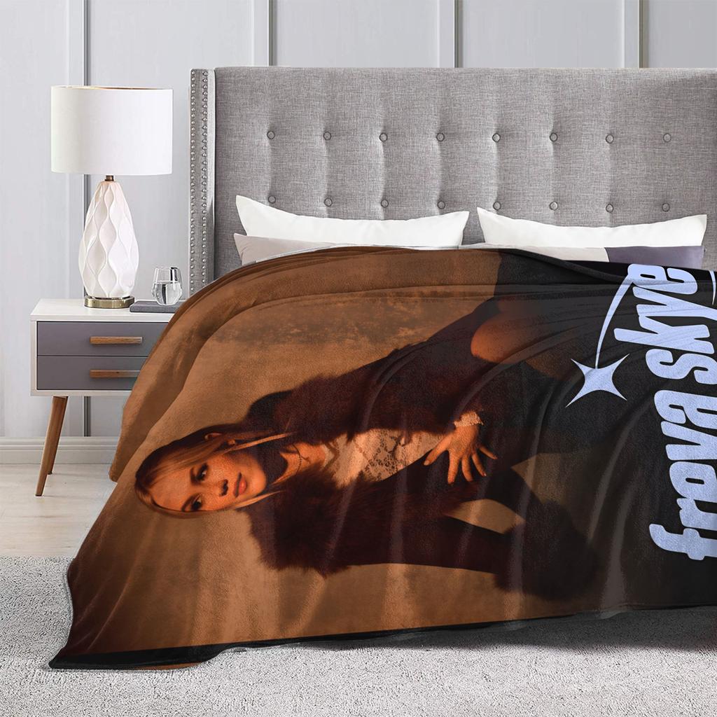 Freya Skye British Singer Actress Super Warm Blanket Kids Adult Plush Throw Blanket Print Living Room Bedspread Sofa Bed Cover