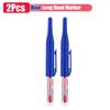 32mm 1-16pcs Long Head Markers Pen Multi-purpose Woodworking Tile Decoration Deep Hole Marker Pens Red/Black/Blue/Green Ink