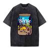 Illustration Graphics Vintage Washed T-Shirt Oversized Unisex Streetwear P1-30V