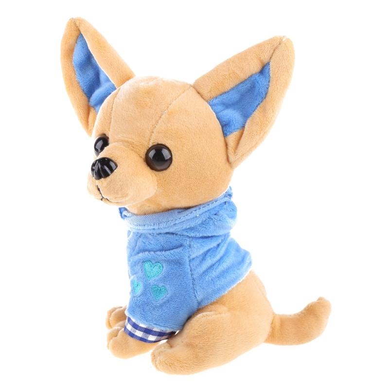 Soft Plush Chihuahua for Doll Stuffed Animal Toys Cute Cartoon Dog Toy for Girls Kids Lovely Birthday Christmas Present