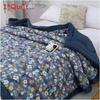 Lotso Print Flower Cotton Fiber Comforter Moisture Wicking Breathable Fabric