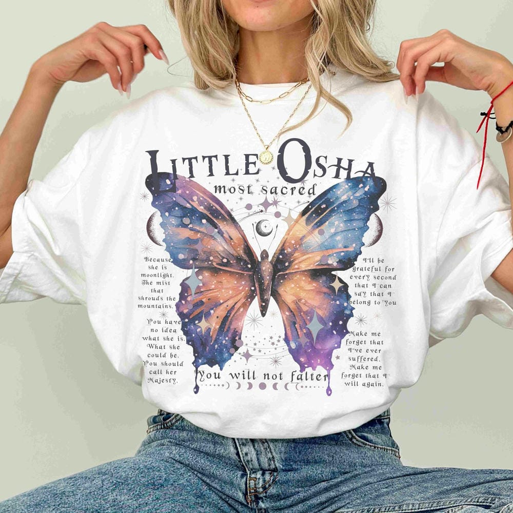 Damen Retro Dark Academic Kleines Osha Hemd Quicksilver Callie Hart Saeris Fane T-Shirt Buchclub Unisex T-Shirt Fantasy Bekleidung Y2K Oberteil