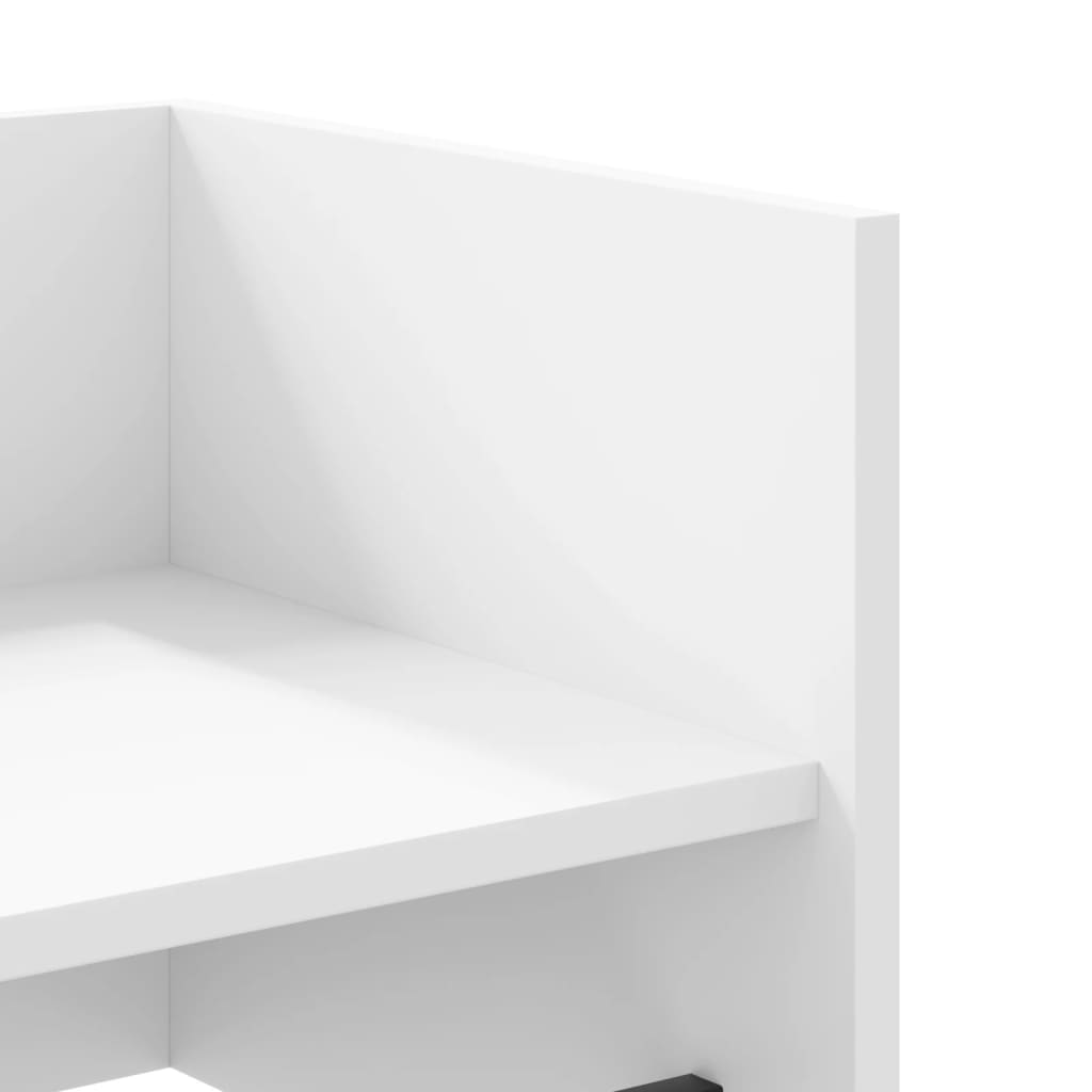 Wall Shelf White 100 x 35 x 30.5 cm Particleboard
