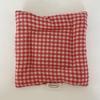 1PC Table Mat Placemat Dining Table Kitchen Heat Resistant Cup Mat Homemade Cotton Cup Mat Fabric Photography Props 15x15cm