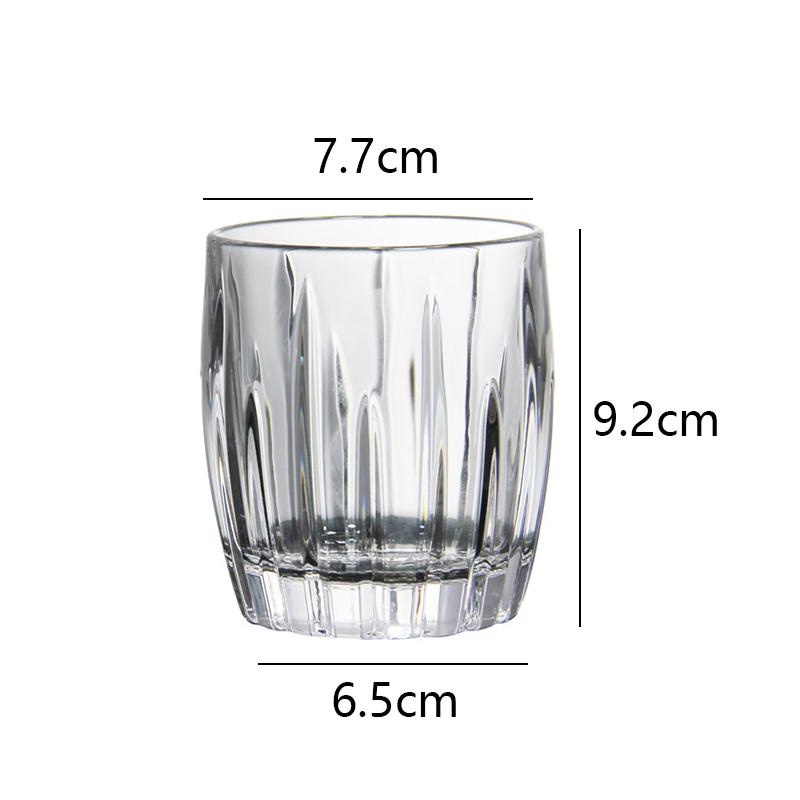 

315ml 10.9oz European Retro Glass Cup Transparent Wine Glass Juice Beverage Cups Restaurant Water Cup Bar Elegant Cocktail Glass 315ml