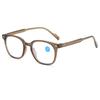 New Fashion Large Frame Anti Blue Light Reading Glasses Men Women High-definition Eyewear 0+1.0+1.5+2.0+4.0