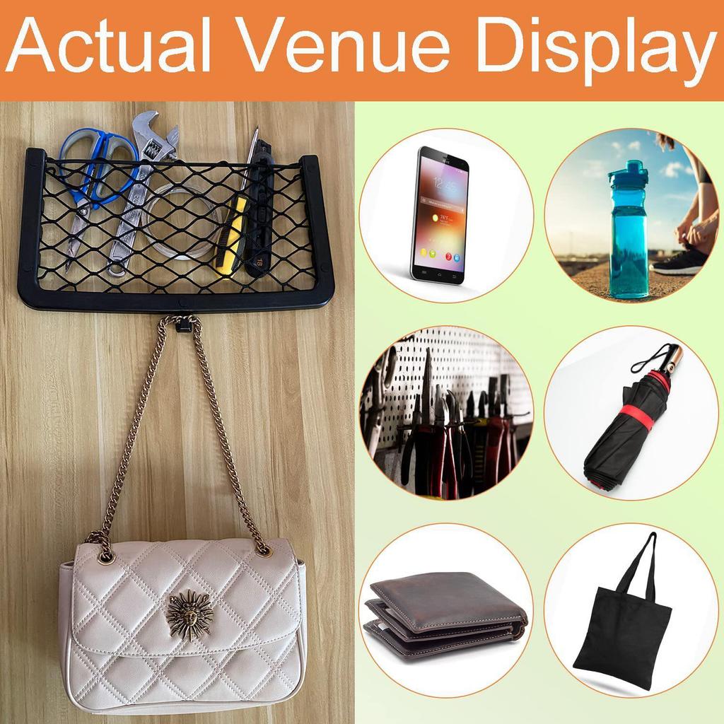 Car Storage Mesh Pocket Organizer for Bus, RV, and Auditorium Seats