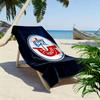 FC Hansa Print Strandtuch, Großes Weiches Schnelltrocknendes Handtuch für Strand Camping Schwimmen