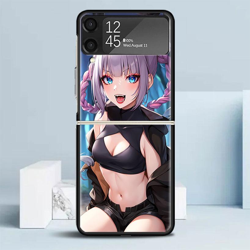 Nazuna Nanakusa Anime Phone Case For Samsung Galaxy Z Flip7 Flip6 5G Flip5 Flip4 Flip3 ZFlip 7 6 3 4 5 Shockproof Back Cover Gal