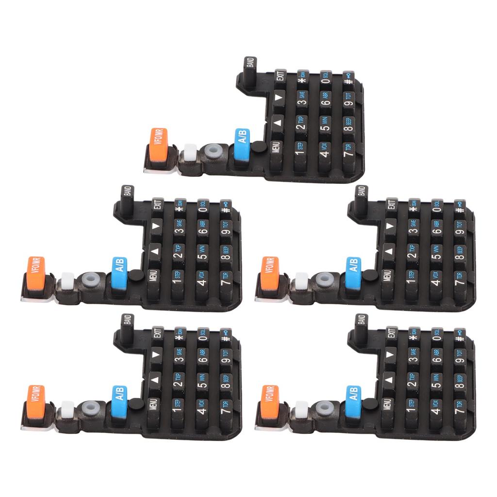 5Pcs Walkie Talkie Numeric Keypad Keyboard for BAOFENG UV 5R UV 5RA UV 5RC UV 5RE BF F8HP UV 5RX3