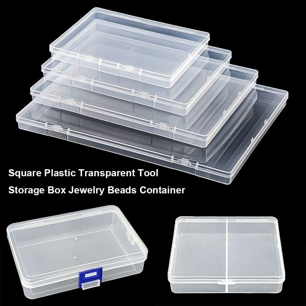 Square Packing Storage Box Small Items Case Sundries Organizer Fishing Tools Accessories