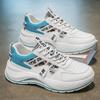 2025 Luxury Sneakers for Men Two-tone Men's Low-top Platform Lace-up Casual Sports Shoes Men's Outdoor Running Vulcanized Shoes
