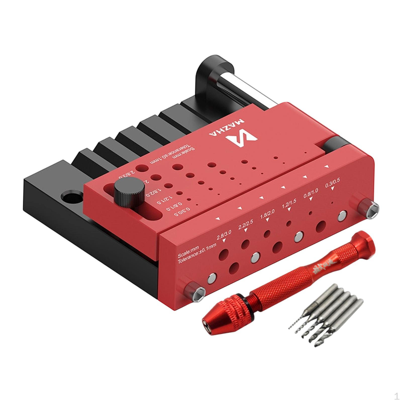 

Dowel Jig Kit Drill Guide Self Centering Sturdy Accessories Handheld Portable Puncher