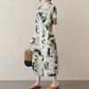 Rellawear Women Flower Pattern Dress 250710 Tm72
