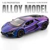 1:32 Lambor Revuelto Car Model Pull Back Acousto-optic Alloy Discast Metal Toys Car Goods Model for Children Boys