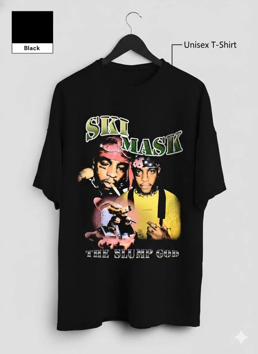 Unisex Adult Casual Graphic Ski Mask The Slump God Rapper Graphic T... S