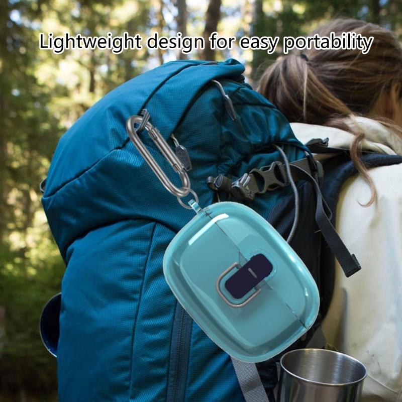 Secure Storage Case Convenient Carrying Cover TPU Protective Case with Hook Scratch Resistant for Vibe Beam/200TWS