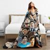 Soft Warm Blankets Travel Office The Vampire Diaries Damon Salvatore TV Series Bedding Throws Flannel Bedspread For Bed Cover