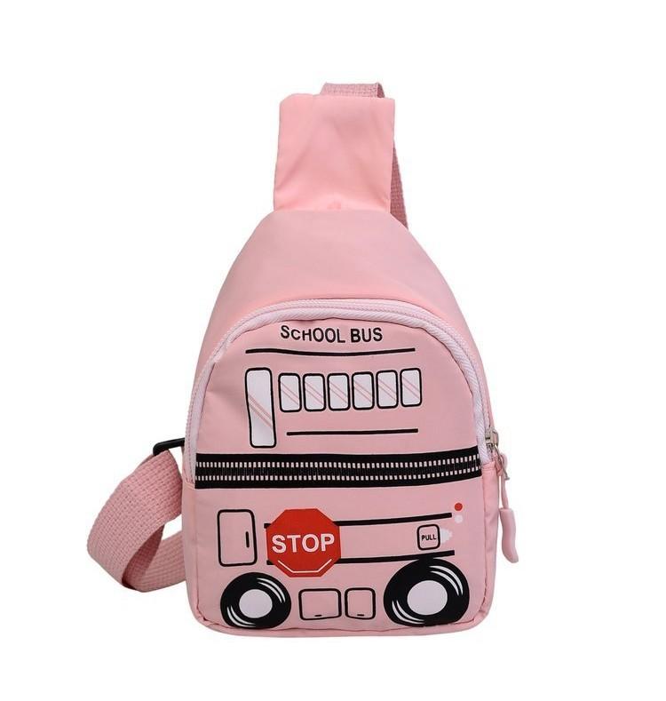 Trendy Car-themed Chest Bag For Toddlers Cool Nylon Crossbody Bag For Boys And Girls
