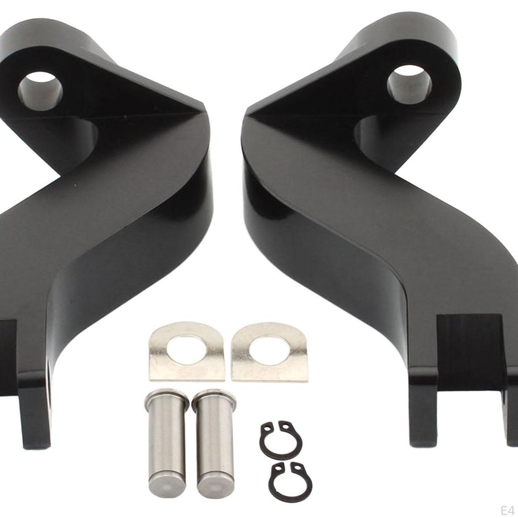 1 Pair Motorcycle Passenger Foot Pegs Mount, Peg Support Replacement, Rear Bracket