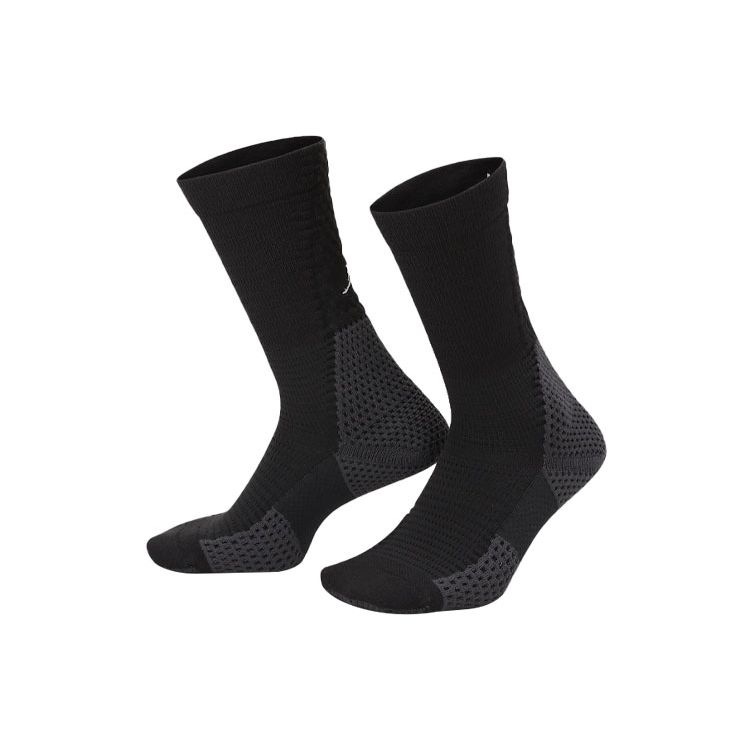Jordan Logo Color Block Knitted Sports Mid-Calf Socks Unisex socks Black FZ3393-010