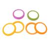 4PCS Fruit Storage Box Silicone Reusable Airtight Vegetables Storage Containers for Fridge Garlic