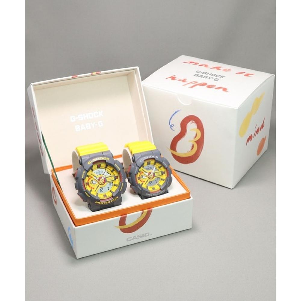 

Модель G-SHOCK Pair/ Цвет перепечатки/ GA-110Y-9AJF × GMA-S110Y-9AJF