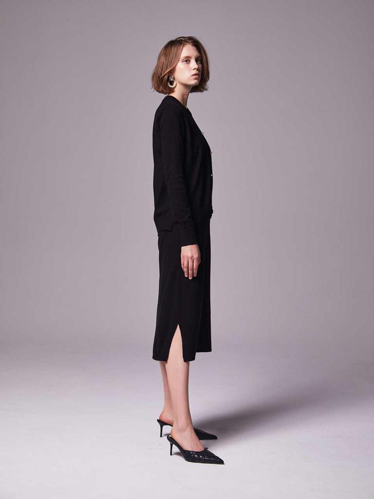 I Holic Cashmere Twin Cardigan Knit Dress