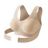 Women Posture Bras, Front Closure Seamless Wireless Bra, with Ergonomic Back Support Soft Padding Underwear, for Natural Lift Everyday Wear