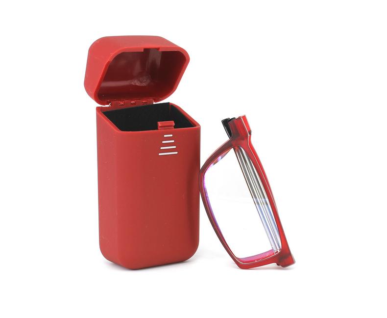 Foldable Anti Blue Light Reading Glasses With Case Portable Computer Glasses For Men Husband Gift