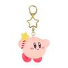[Sanei Boeki] Stuffed Kirby Star Mini Mofu Mascot Keychain Star Rod