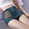 Women's High-Waisted Plus-Size Sexy Lace Tummy Control Butt Lifting Waist Trainer Underwear Briefs