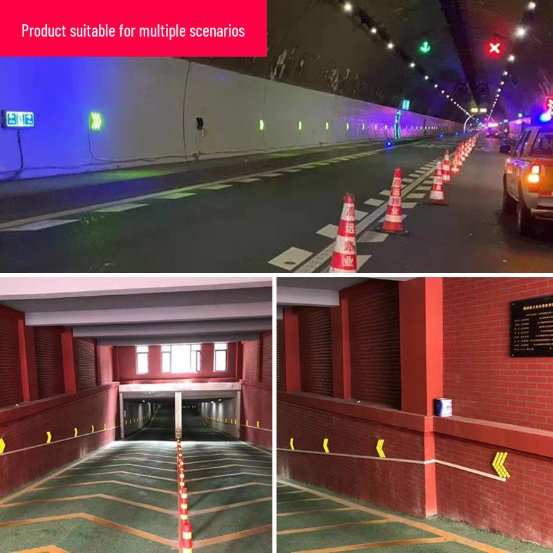 Luminous Arrow Traffic Sign for Karting Tracks, Parking Lots, and Garages