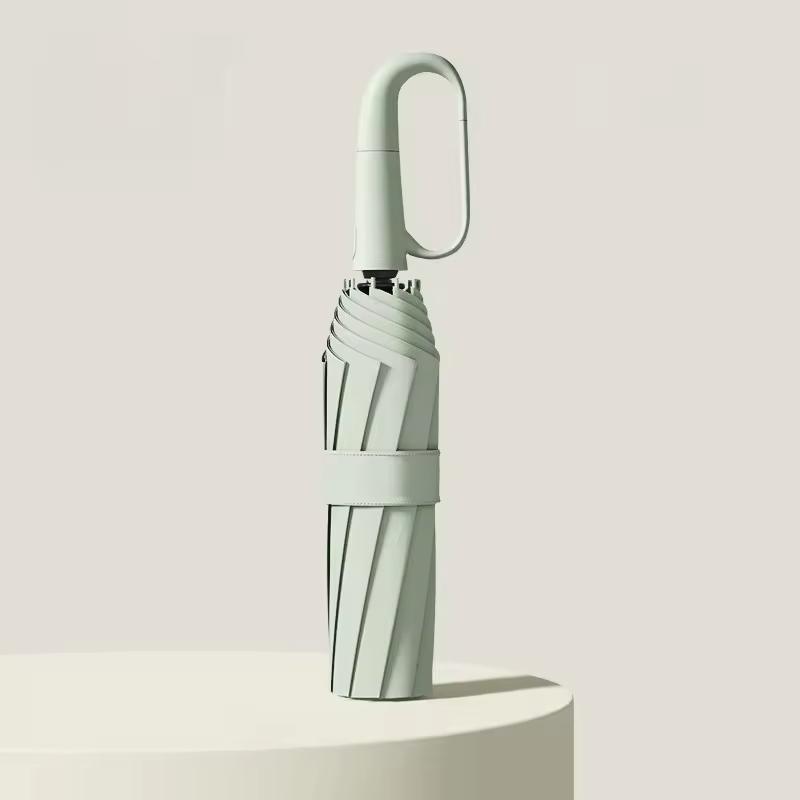 Automatic Umbrella for Men Women Fully Automatic Folding Large Rib Strong Sunshade Double Umbrella with Ring Buckle Design