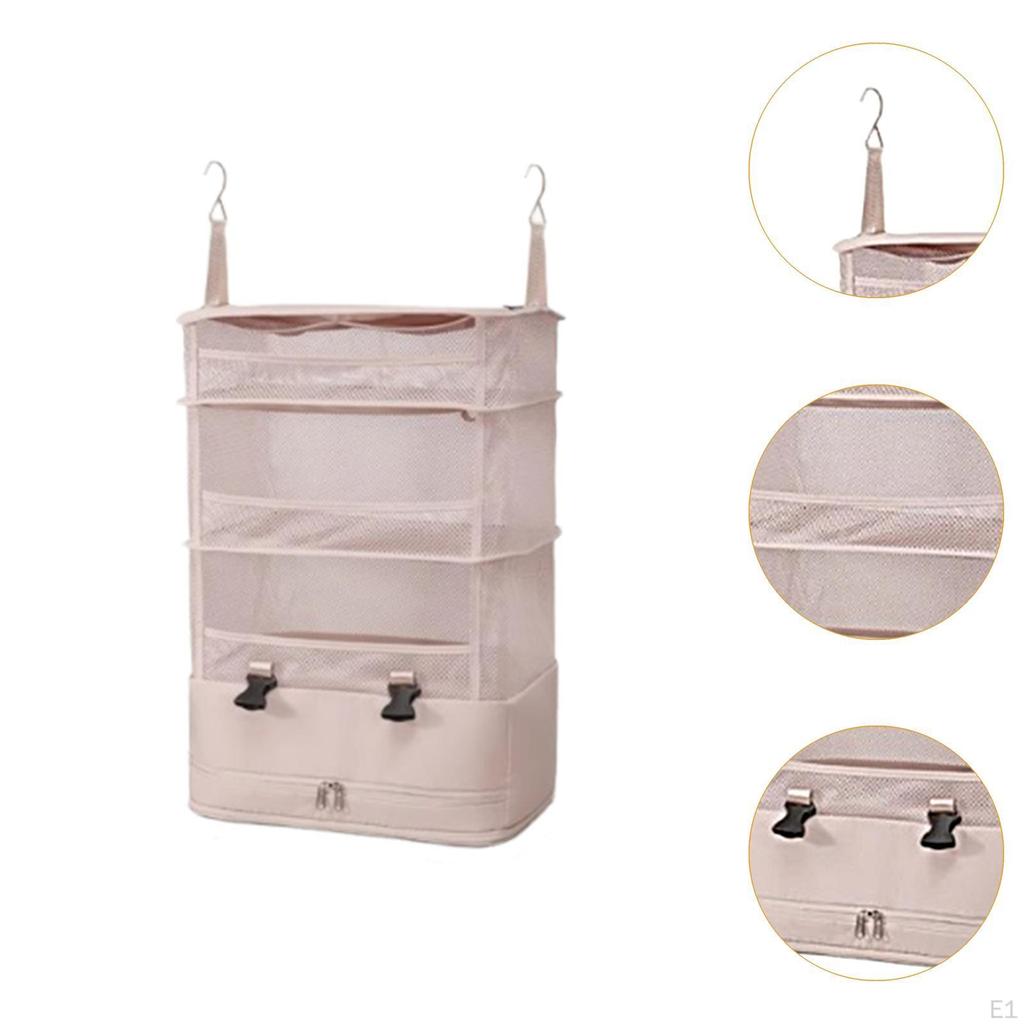 Hanging Travel Shelves Bag Clothes Storage Foldable Compression Casual Packing Cube Luggage