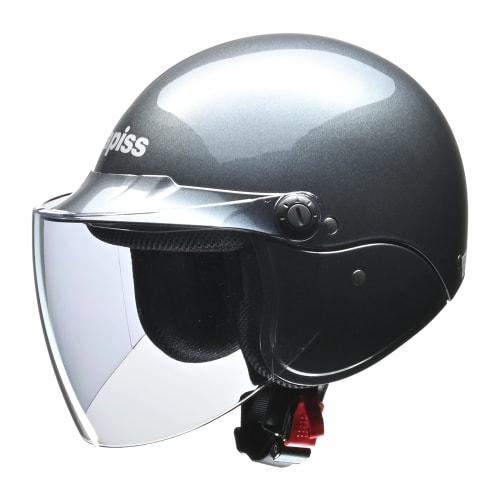 

LEAD Motorcycle Helmet Semi-Jet AP-603 Gunmetal Free Under 57~60cm