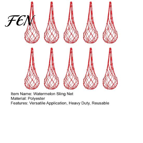 Space Saving Vine Support 10Pcs Watermelon Sling Nets, Weatherproof Reusable Melon Holder Vertical Gardening Trellis Net Mesh, Fruit Hammocks