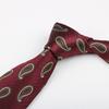 British Tie Men'S Brown Vintage Khaki Hand Shirt Striped Cashew Flower High-End Tie