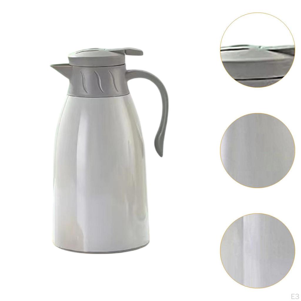 Insulated Water Pitcher for Beverages, Large Volume Container Gatherings