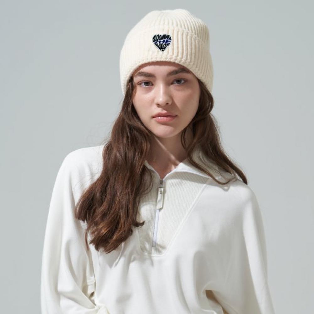 Blu Dot Knit Beanie With Heart Wappen Point Iv 00F