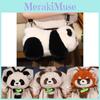 Plush Panda Toy Cartoon Child Bedroom Decoration Scene Doll Raccoon Backpack
