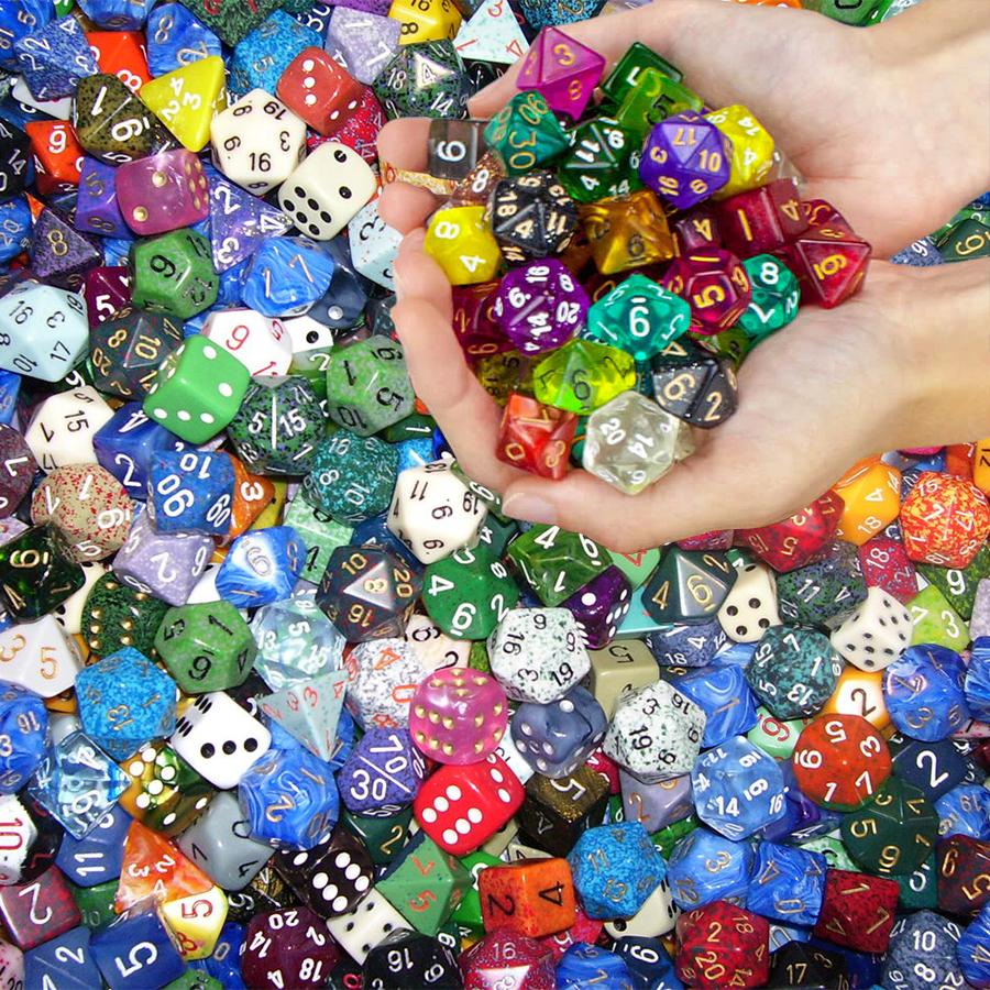 32/80pcs Polyhedral Dice with Black Bag Creating Atmosphere Board Games Tool for Game Room Backyard Friends Family Gathering XJM