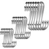 S-Shaped Heavy Duty Clasp Rack Stainless Steel Hanger Suspension Hooks Hanging Hook Holders