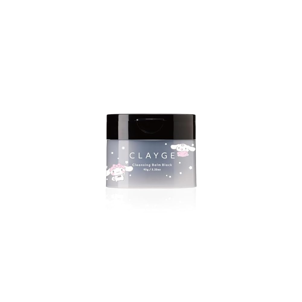 CLAYGE Cleansing Balm Black N 95g White Tea Scent Sanrio Cinnamoroll Limited Edition Design