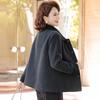 Elderly Women's Plush Lined Winter Jacket