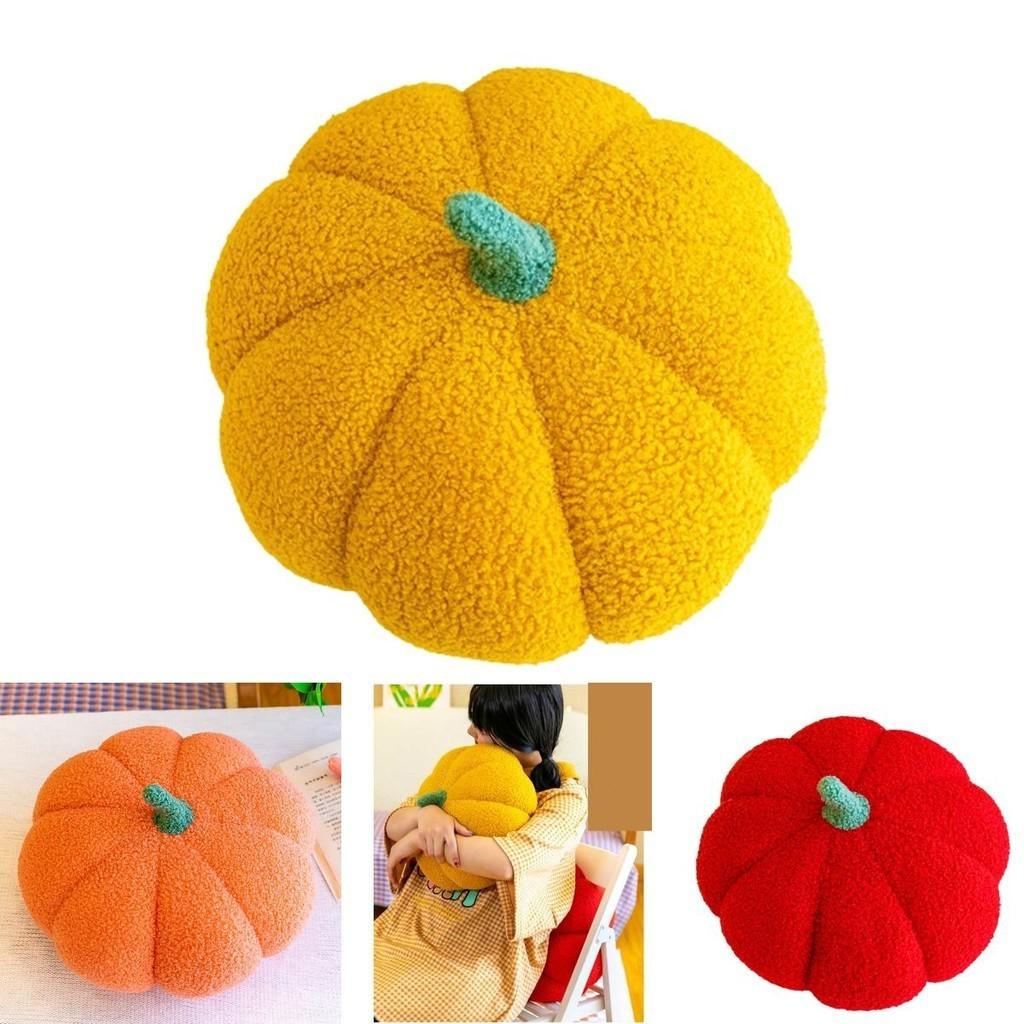 Cute Plush Pumpkin Pillow For Halloween And Home Decoration Soft And Skin-friendly Fabric