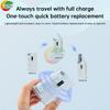 1 Section 21700 Battery Box DIY Kit With Ejector Plug Mobile Power Shell 20W Fast Charging Dual Mode Support Small Current