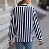Women's fashionable shirt casual V-neck long-sleeved top
