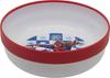 Flache Teller Tataway Schüssel aus Kunststoff Rot und Weiß Disney Spiderman für Kinder mit rutschfestem Boden